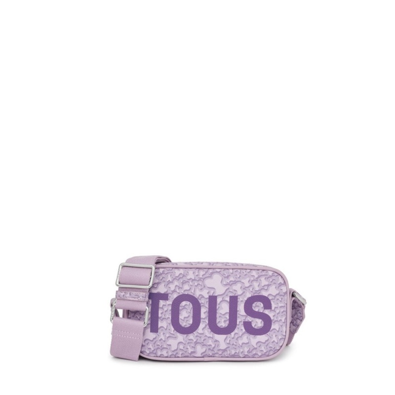 Bolsa de Mano TOUS Mauve Kaos Mini Evolution Crossbody reporter bag Mujer Morados | 5741VRHOX