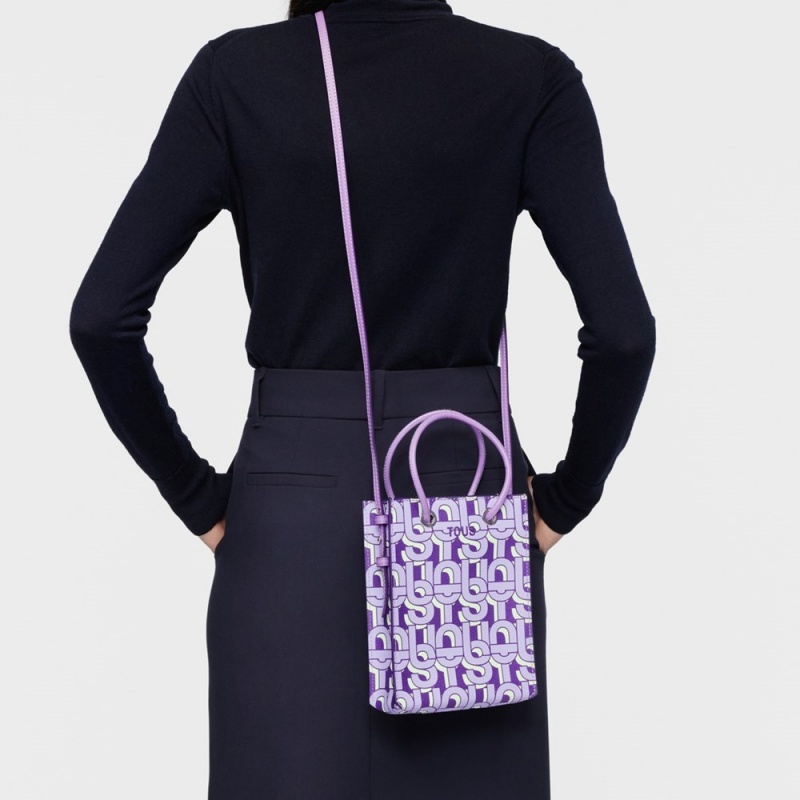 Bolsa de Mano TOUS Mauve Minibag MANIFESTO Mujer Morados | 6918SHZGA