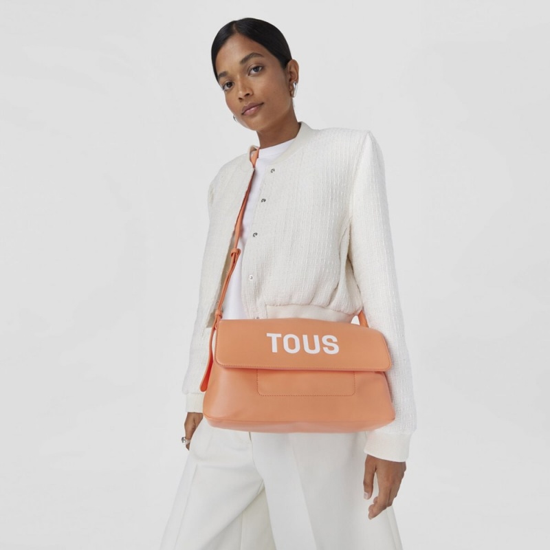 Bolsa de Mano TOUS Medium Crossbody Bags Maya Mujer Naranjas | 8647XPWKF