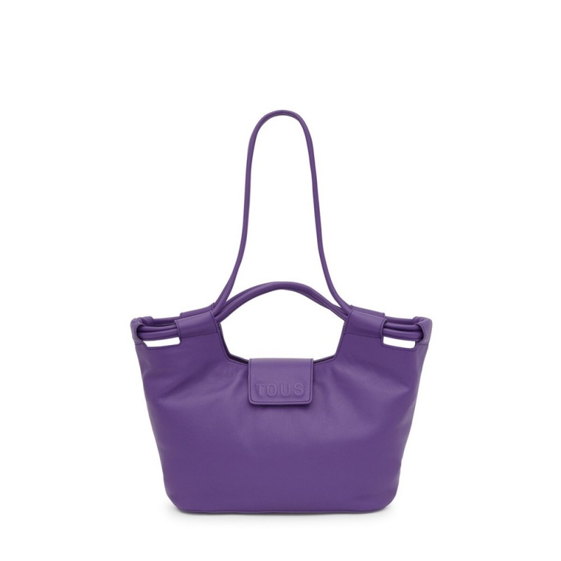 Bolsa de Mano TOUS Medium Tote bag Sun Mujer Morados | 4209UYJLW