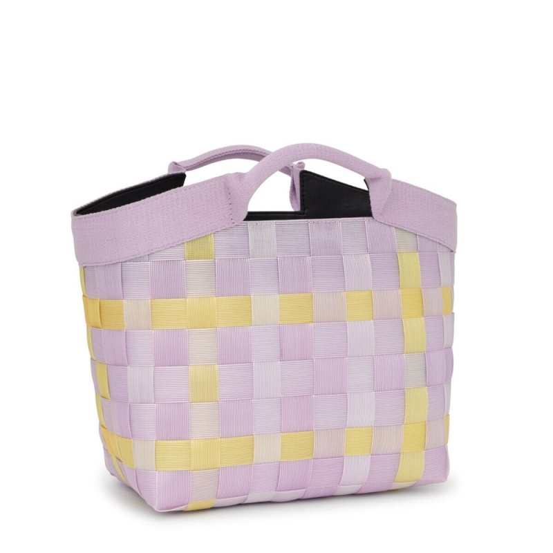 Bolsa de Mano TOUS Medium mauve Basket tote bag Balloon Cesta Mujer Morados Amarillos | 4120NTKRF