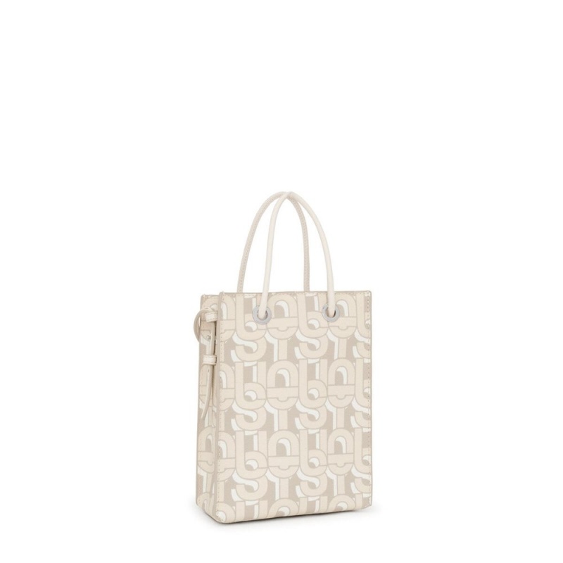 Bolsa de Mano TOUS Minibag MANIFESTO Mujer Beige | 1862AXIQL