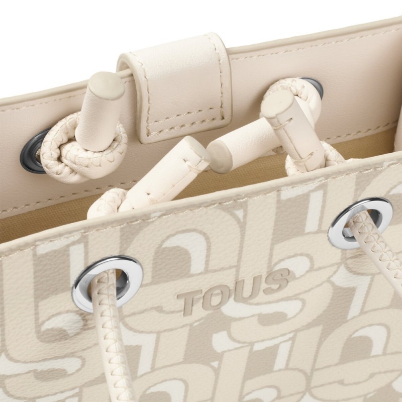 Bolsa de Mano TOUS Minibag MANIFESTO Mujer Beige | 1862AXIQL