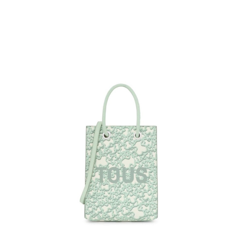 Bolsa de Mano TOUS Mint Pop Minibag Kaos Mini Evolution Mujer Verde Menta Verdes | 3659EIBOJ