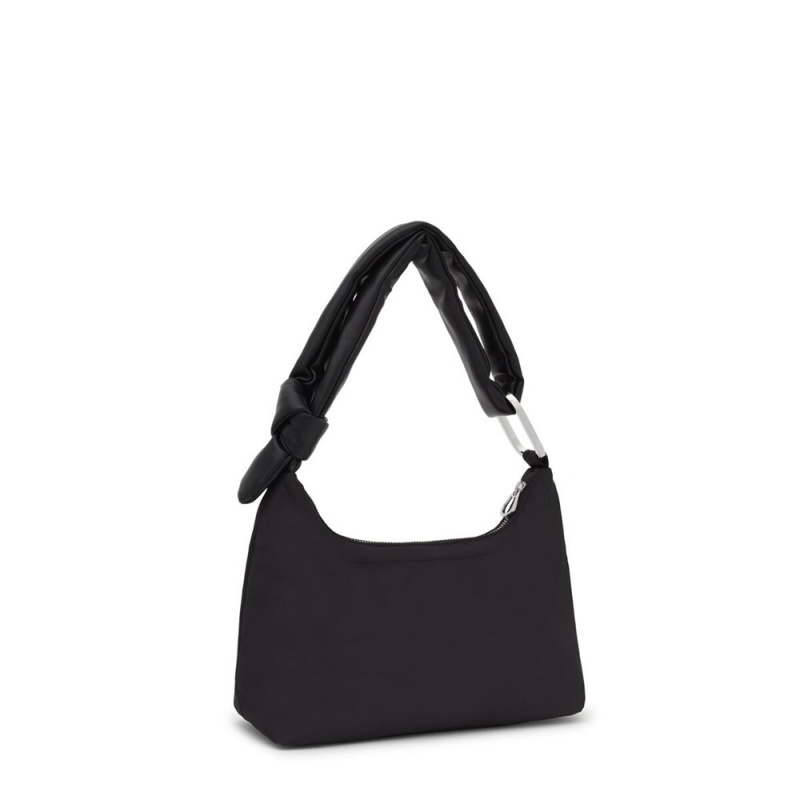 Bolsa de Mano TOUS One-Shoulder Bags Cushion Mujer Negros | 8019DPCSR