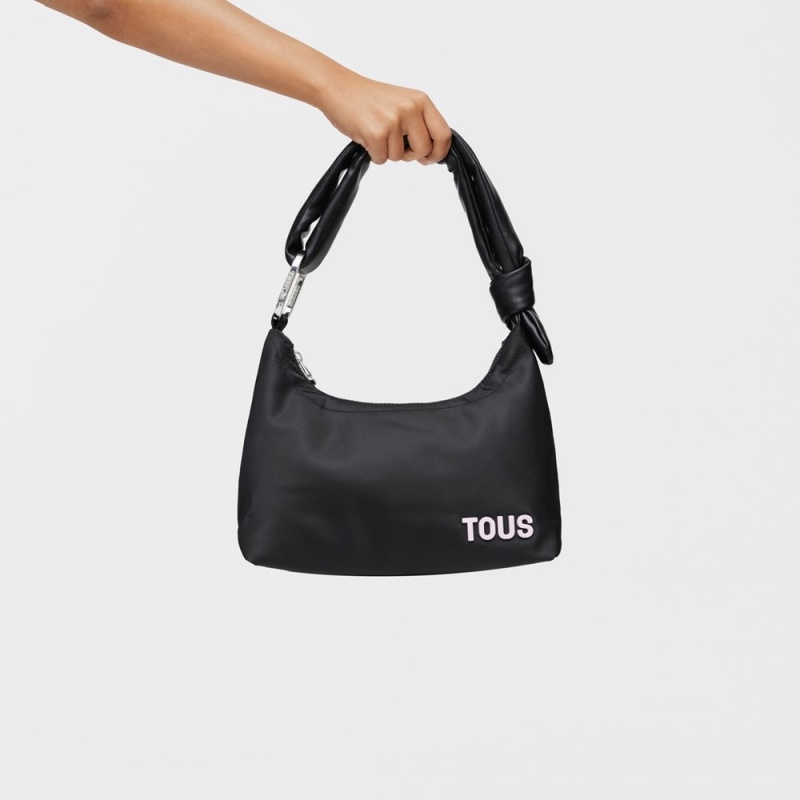 Bolsa de Mano TOUS One-Shoulder Bags Cushion Mujer Negros | 8019DPCSR