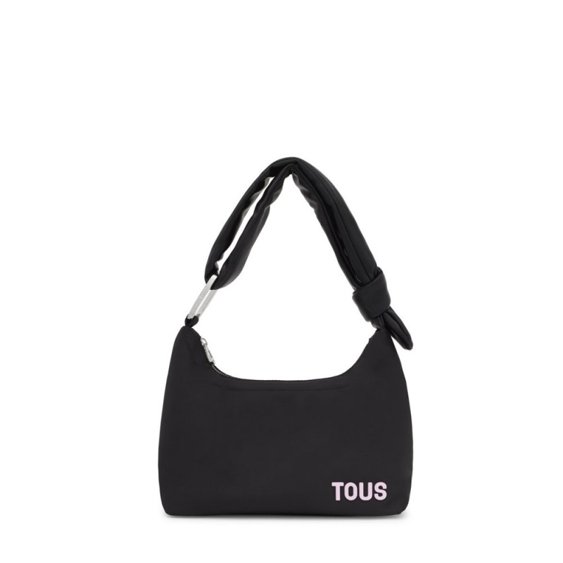 Bolsa de Mano TOUS One-Shoulder Bags Cushion Mujer Negros | 8019DPCSR