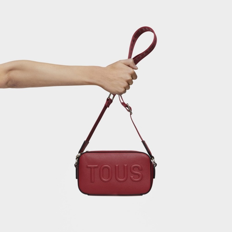 Bolsa de Mano TOUS Russet Crossbody reporter bag La Rue New Mujer Negros | 1503VJFNZ