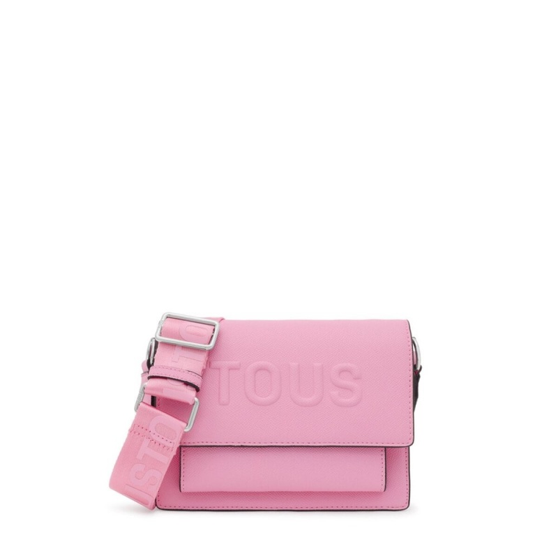 Bolsa de Mano TOUS Small Audree Crossbody Bags La Rue New Mujer Rosas | 1350BUZAV