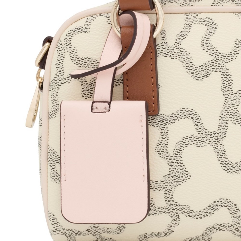 Bolsa de Mano TOUS Small Bowling bag Kaos Icon Mujer Beige | 9546XCJAY