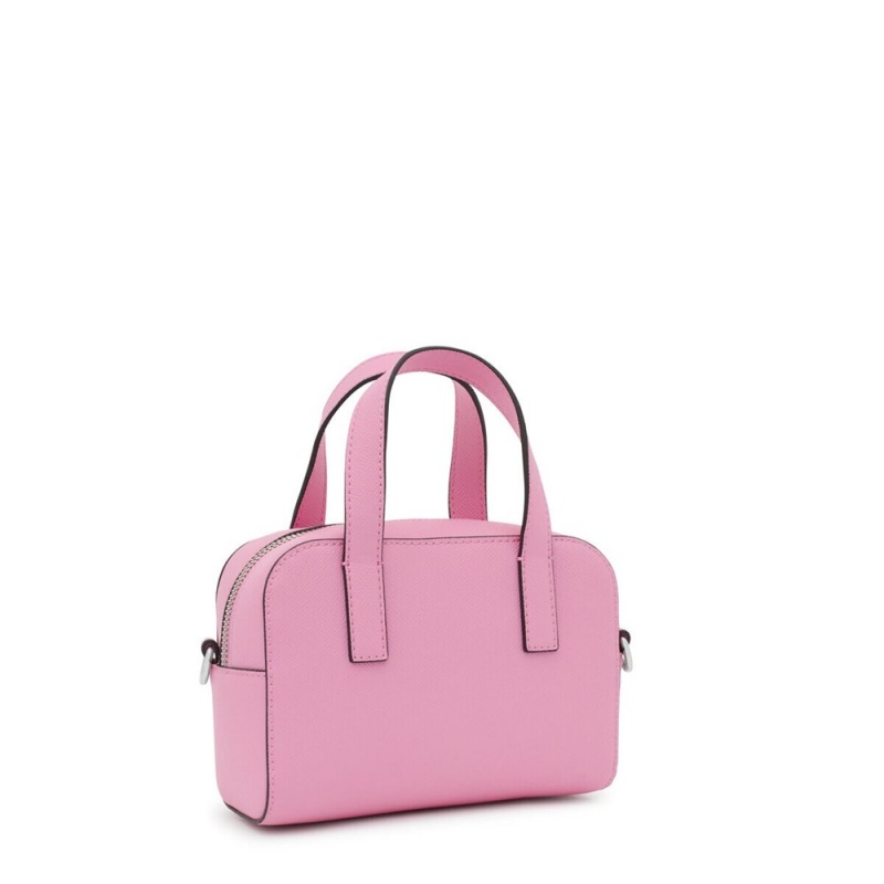 Bolsa de Mano TOUS Small Bowling bag La Rue New Mujer Rosas | 7123LDEJT