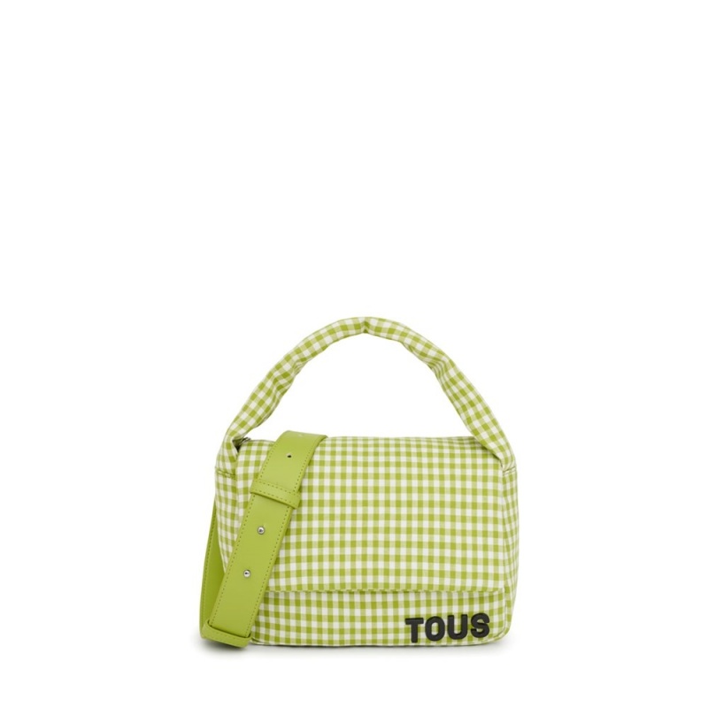 Bolsa de Mano TOUS Small Crossbody Bags Carol Vichy Mujer Verdes | 0718UYRMA