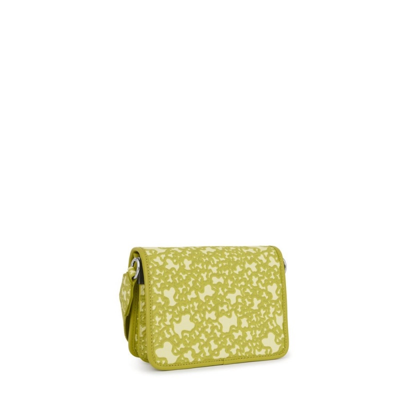 Bolsa de Mano TOUS Small lime Kaos Mini Evolution Audree Crossbody Bags Mujer Verdes Claro | 7298NEMVH