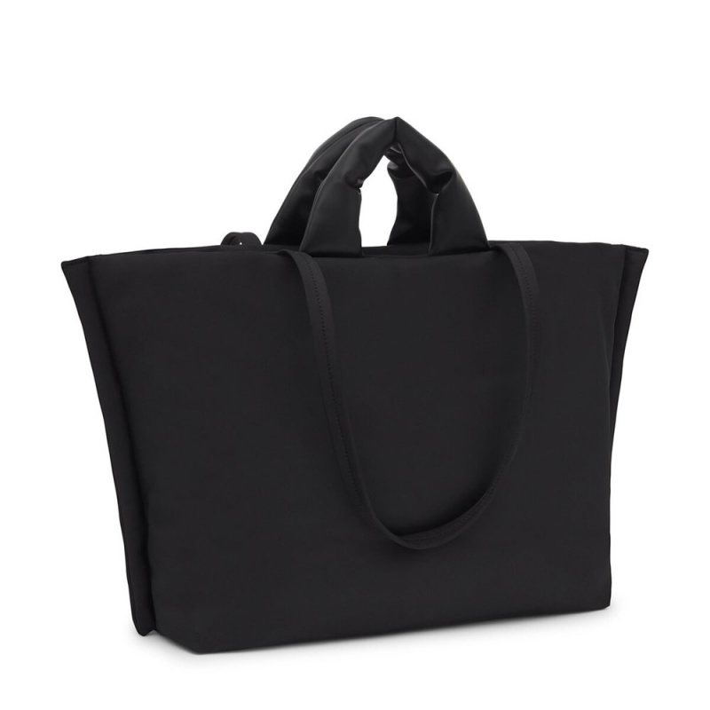 Bolsa de Mano TOUS Tote bag Cushion Mujer Negros | 9148QRYSF