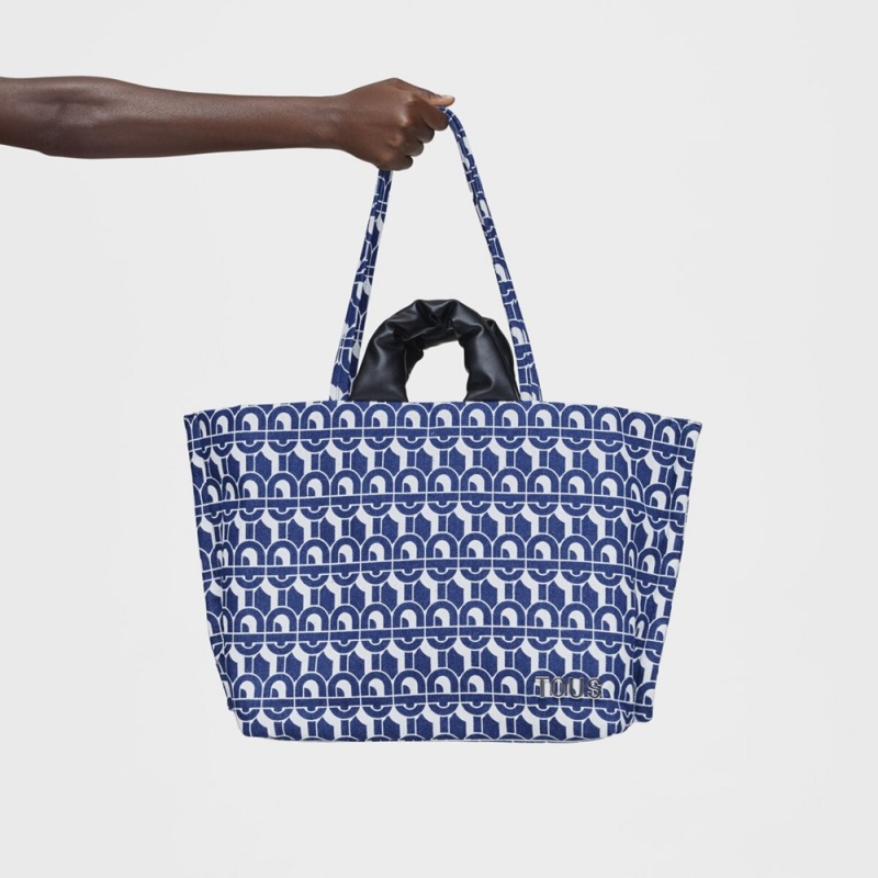 Bolsa de Mano TOUS Tote bag MANIFESTO Mujer Azules | 5230YTLUV