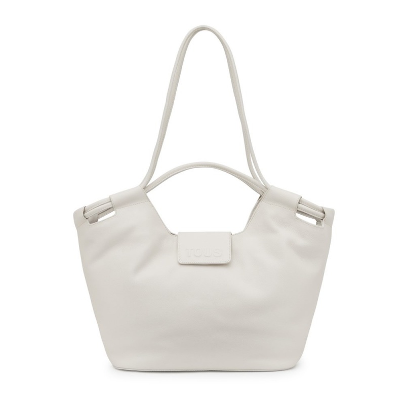 Bolsa de Mano TOUS Tote bag Sun Mujer Blancos | 5783TCERY