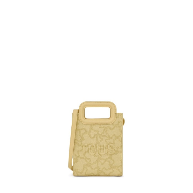 Bolsas Hombro TOUS Cream Pop minibag Kaos Icon Mujer Creme | 3704CHYRN