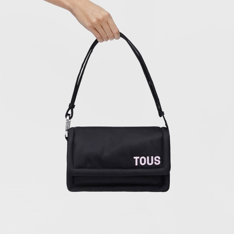 Bolsas Hombro TOUS Cushion Mujer Negros | 4390KIXLG