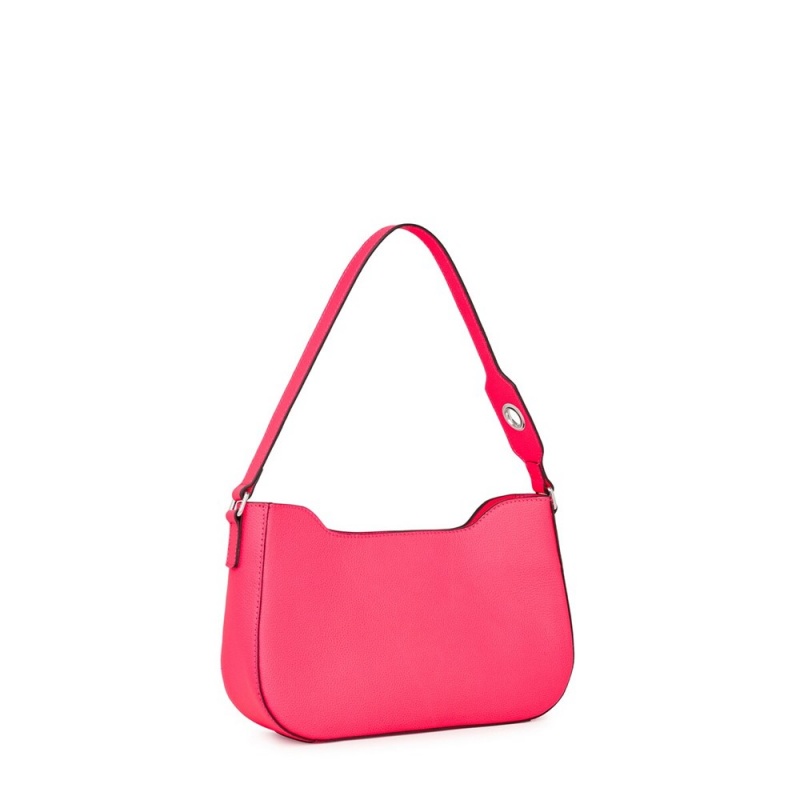 Bolsas Hombro TOUS Fluorescent leather Legacy Shoulder Bags Mujer Fluorescentes Rosas | 3590NABPR