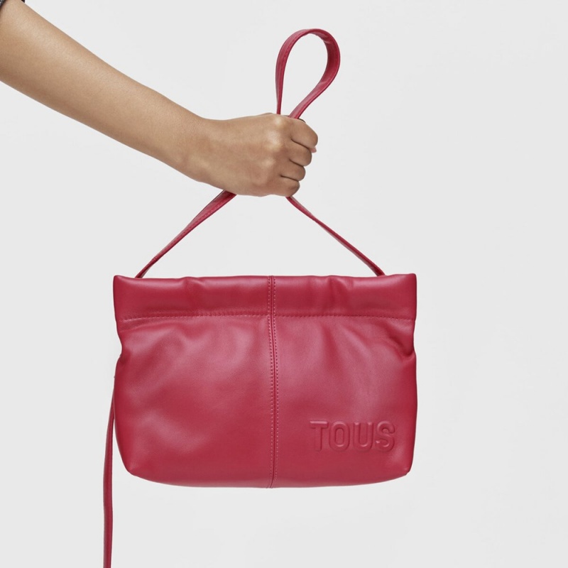 Bolsas Hombro TOUS Fuchsia Dolsa Mujer Fucsia | 7835FAONY