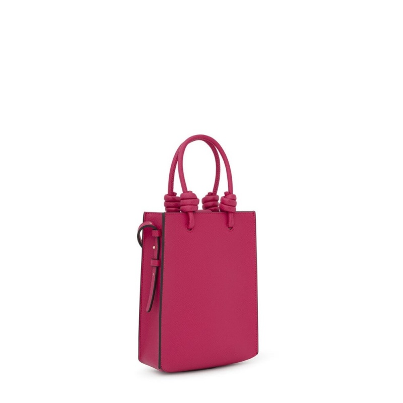 Bolsas Hombro TOUS Fuchsia La Rue New Pop Minibag Mujer Fucsia | 1342NTHPO