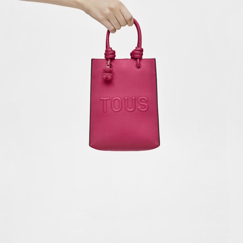 Bolsas Hombro TOUS Fuchsia La Rue New Pop Minibag Mujer Fucsia | 1342NTHPO