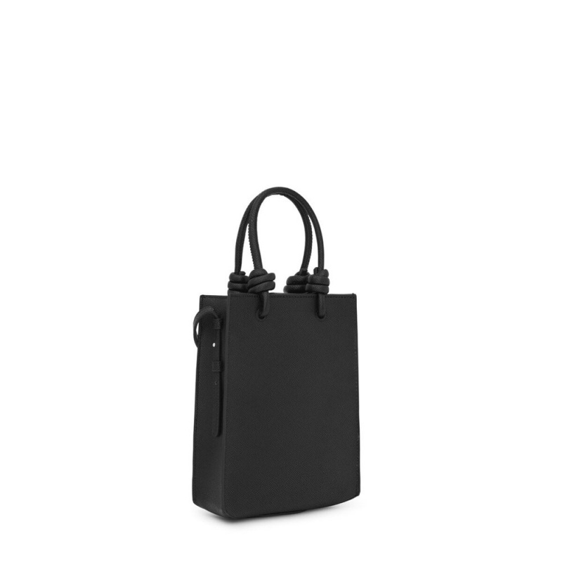 Bolsas Hombro TOUS La Rue New Pop Minibag Mujer Negros | 3852CVQMR