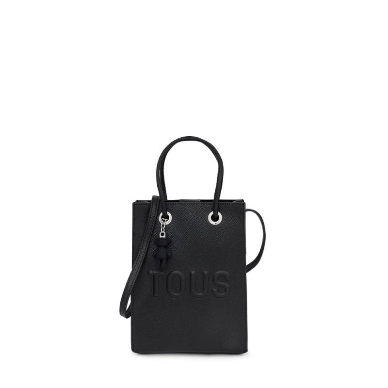 Bolsas Hombro TOUS La Rue Pop Minibag Mujer Negros | 9016NIHTF