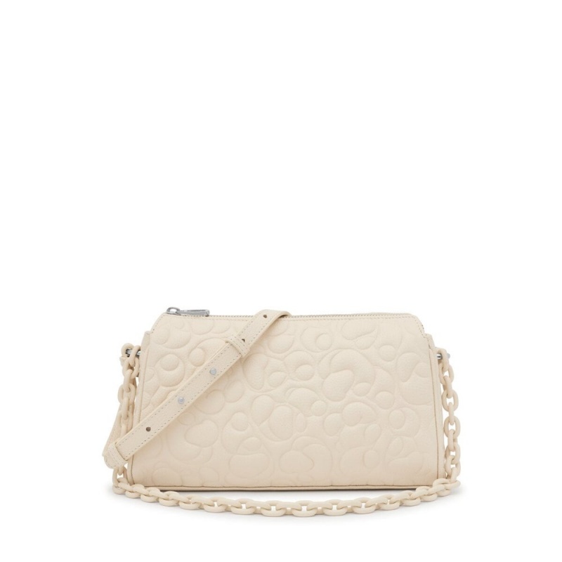 Bolsas Hombro TOUS Large Greta Mujer Beige | 2865NJEQR