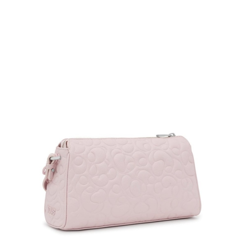 Bolsas Hombro TOUS Large pale Greta Mujer Rosas | 4509JHSFB