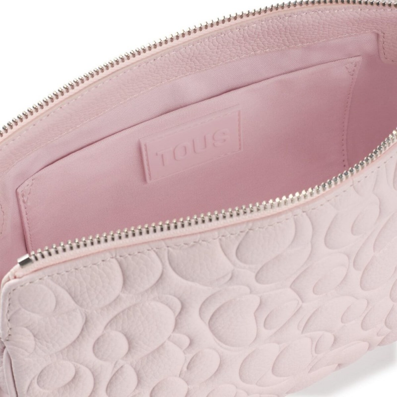 Bolsas Hombro TOUS Large pale Greta Mujer Rosas | 4509JHSFB