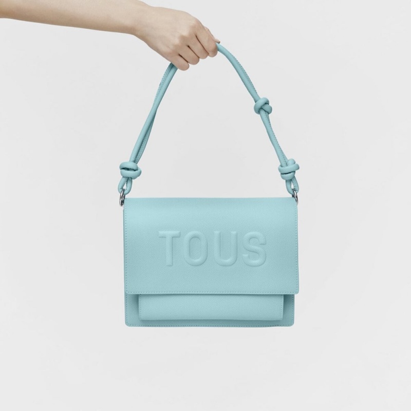 Bolsas Hombro TOUS Medium La Rue New Audree Mujer Azules | 6297RUKVO