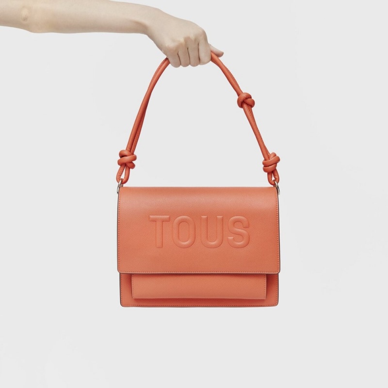 Bolsas Hombro TOUS Medium La Rue New Audree Mujer Naranjas | 2781MTSZV