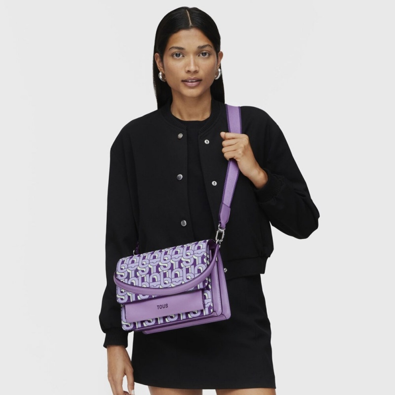 Bolsas Hombro TOUS Medium mauve Audree MANIFESTO Mujer Morados | 4357ONIYM