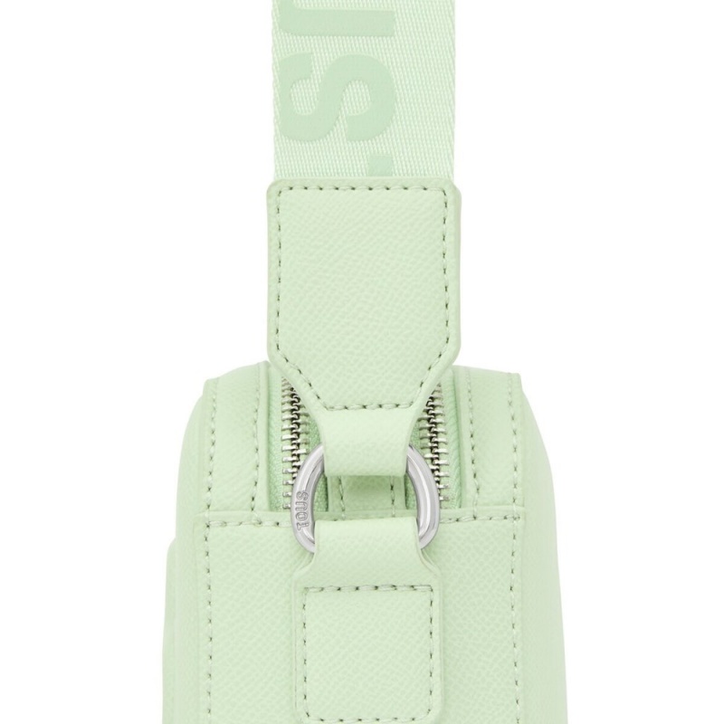 Bolsas Hombro TOUS Mint La Rue New Crossbody reporter bag Mujer Verde Menta Verdes | 9360AYLRG