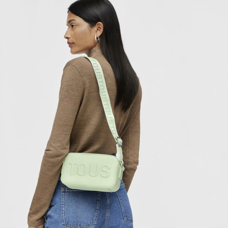 Bolsas Hombro TOUS Mint La Rue New Crossbody reporter bag Mujer Verde Menta Verdes | 9360AYLRG