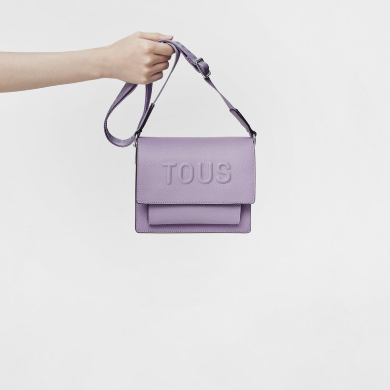 Bolsas Hombro TOUS Small lilac La Rue New Audree Mujer Morados | 3147GXFDQ