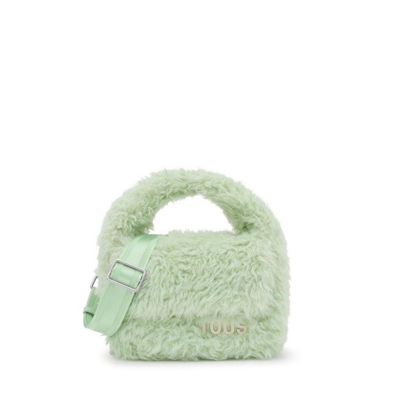 Bolsas Hombro TOUS Small mint Carol Warm Mujer Verde Menta Verdes | 2056IPZGB