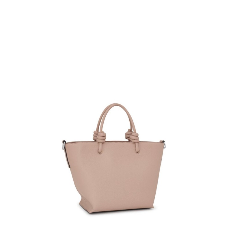 Bolsas Hombro TOUS Small taupe La Rue New Tote bag Mujer Grises Marrom | 9286KQNTX