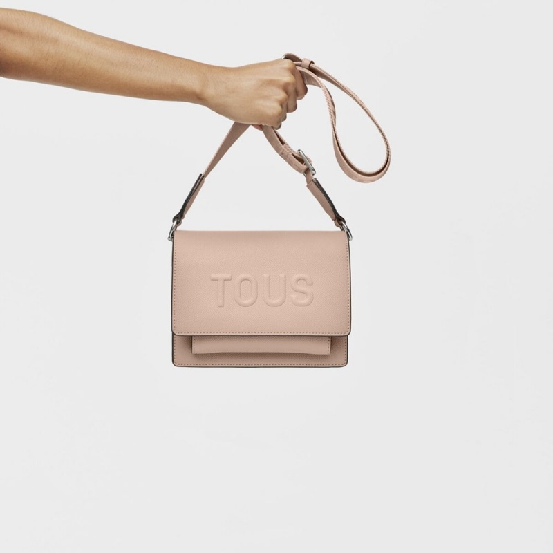 Bolsas Hombro TOUS Small taupe La Rue New Audree Mujer Grises Marrom | 5073GPBCX