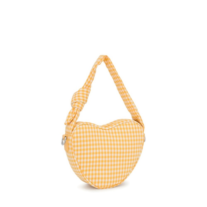 Bolsas Hombro TOUS heart Carol Vichy Mujer Amarillos | 0659WZCYN