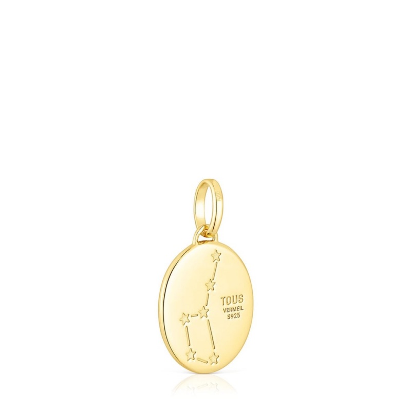 Colgantes TOUS Aries in vermeil with mother-of-pearl topazes Horoscope Mujer Plateados | 8726XPBYZ