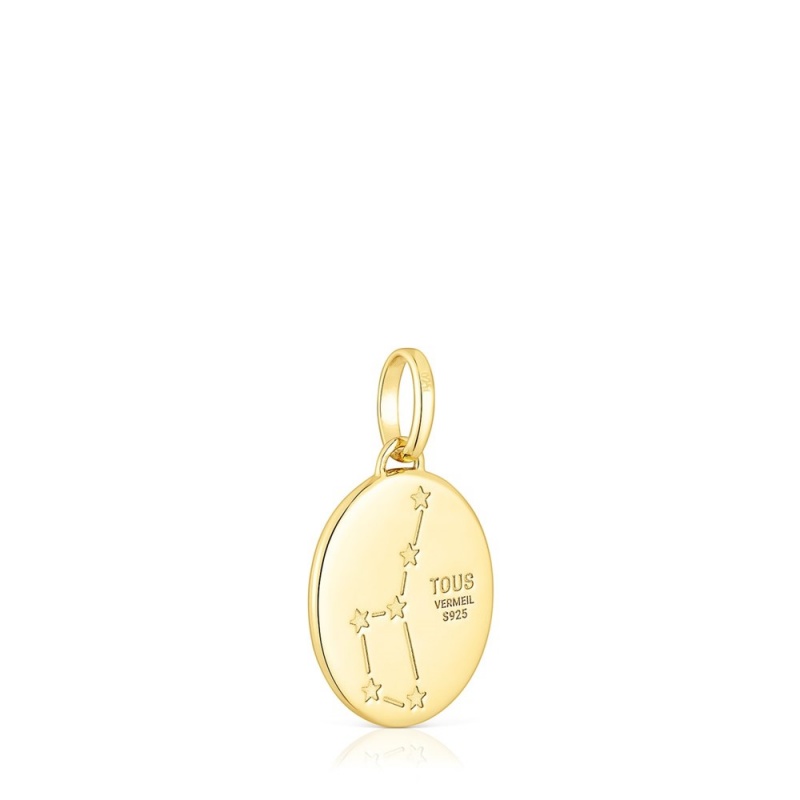 Colgantes TOUS Sagittarius in vermeil with mother-of-pearl topazes Horoscope Mujer Plateados | 0357BFYUI