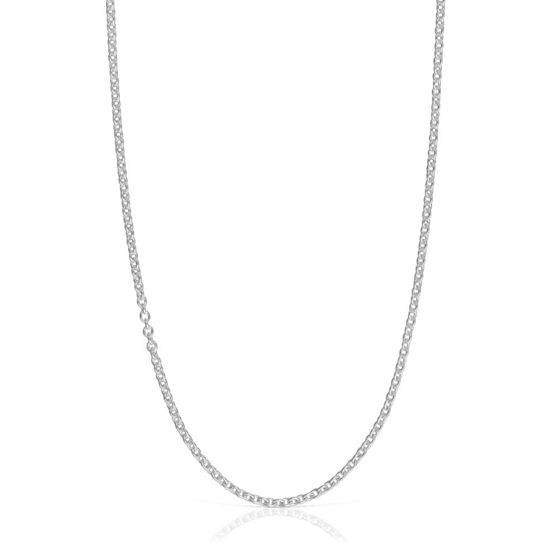 Colgantes TOUS Sterling Basics Choker with rings Mujer Plateados | 4965BVWDJ