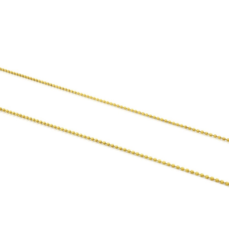 Colgantes TOUS Vermeil Choker 50cm. Chain Mujer Plateados | 2956SQZOD