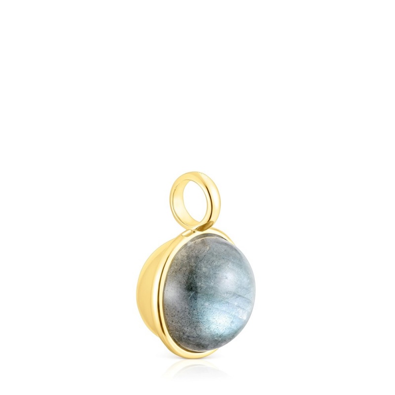 Colgantes TOUS vermeil Plump with labradorite Mujer Plateados | 3142KLJVI