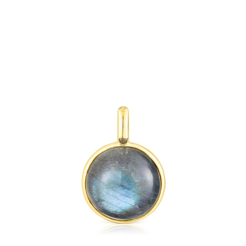 Colgantes TOUS vermeil Plump with labradorite Mujer Plateados | 3142KLJVI