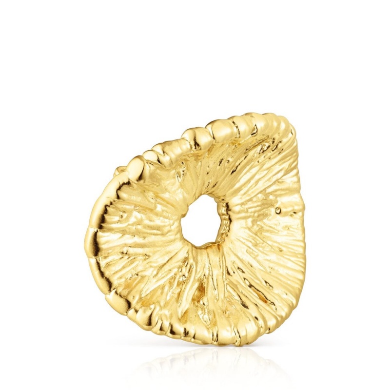 Colgantes TOUS vermeil Wicker Brooch Mujer Plateados | 4761WYGKO