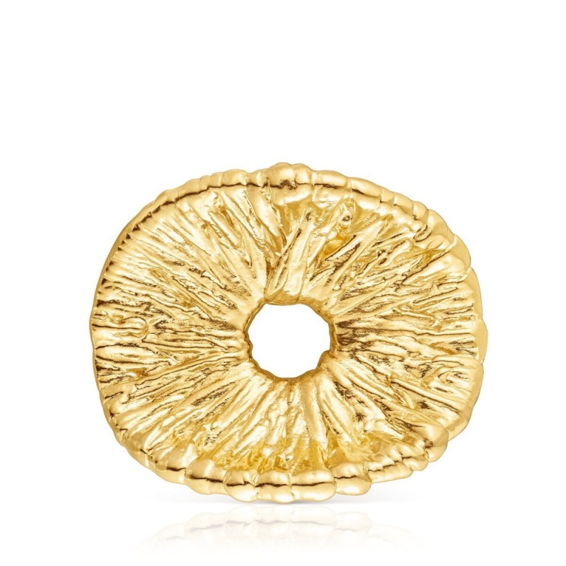 Colgantes TOUS vermeil Wicker Brooch Mujer Plateados | 4761WYGKO