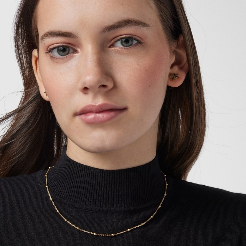 Collares TOUS Basics vermeil choker with interspersed beads Mujer Plateados | 2458BMNVZ